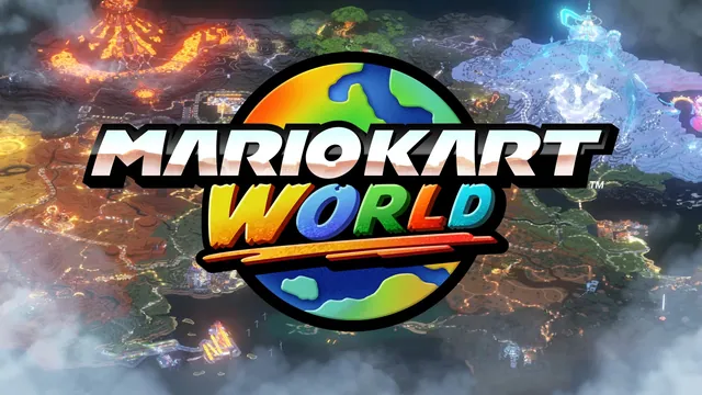 Mario Kart World meme card