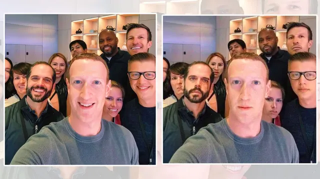 Carte meme Mark Zuckerberg Group Selfie