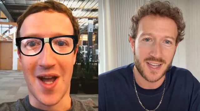 Mark Zuckerberg with Beard and Chain meme card