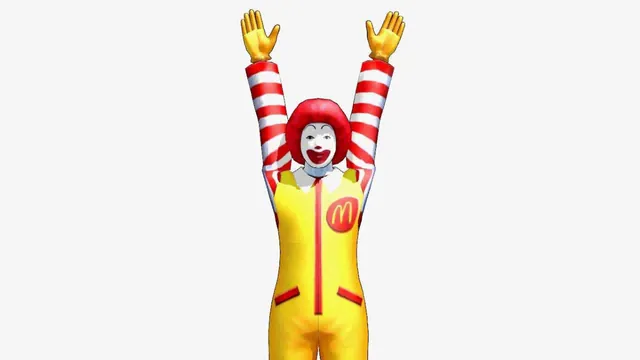 McDonald's "Ran Ran Ru" Commercials meme card