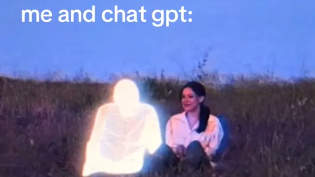 Me and ChatGPT meme card