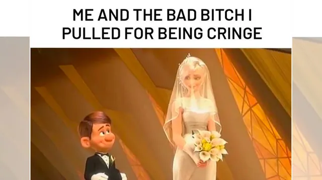 Carte meme Me And The Bad Bitch I Pulled By Being X