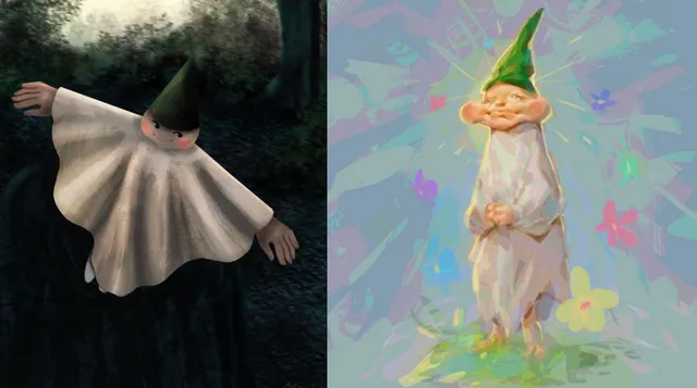 Me As A Baby / Whimsical Little Creature / Mestreensinador1 meme card