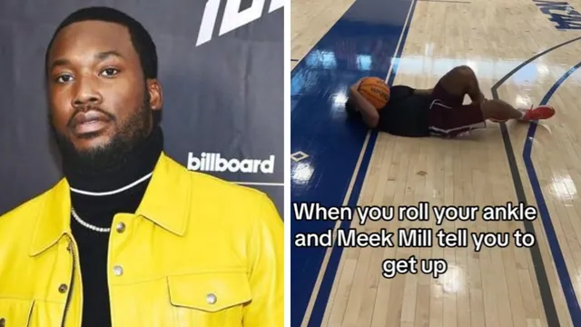Meek Mill "Get Up" Scream meme card