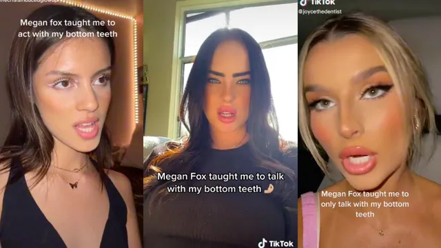 Carte meme Megan Fox Teeth Trend