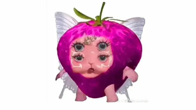 Melberries / Strawmellies meme card