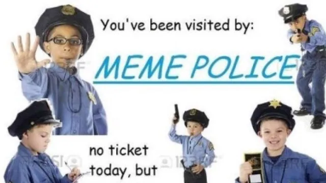 Carte meme Meme Police