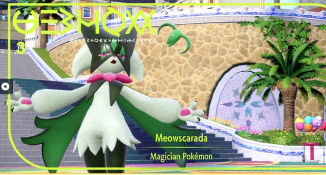 Meowscarada meme card