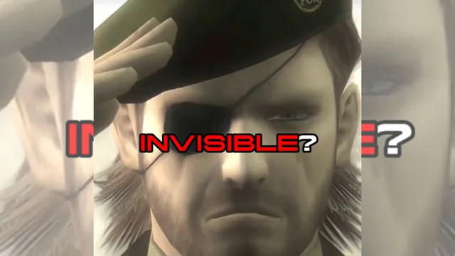 Carte meme Metal Gear Solid « Invisible » Edits