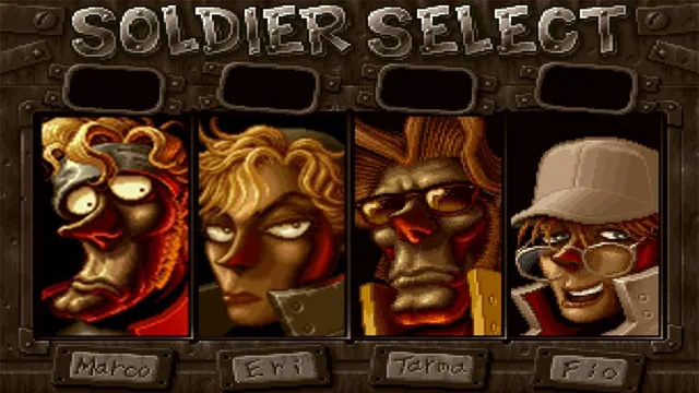 Metal Slug Soldier Select Screen meme card