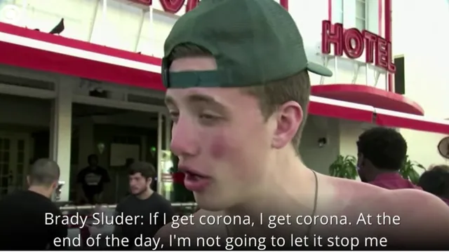 Miami Spring Breakers "If I Get Corona, I Get Corona" Video meme card