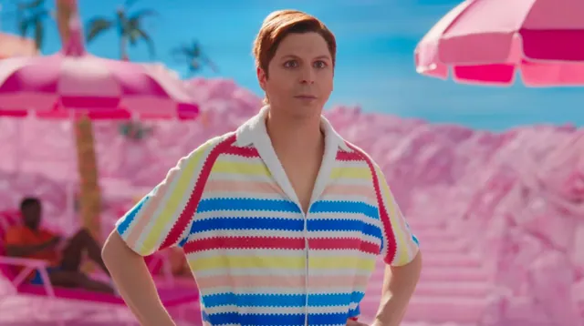 Michael Cera as Allan (Barbie) meme card