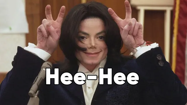 Michael Jackson Hee Hee / HeHe meme card
