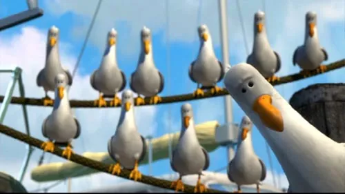 Carte meme "Mine? Mine? Mine?" Seagulls