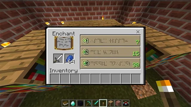 Minecraft Enchantment Table Writing meme card