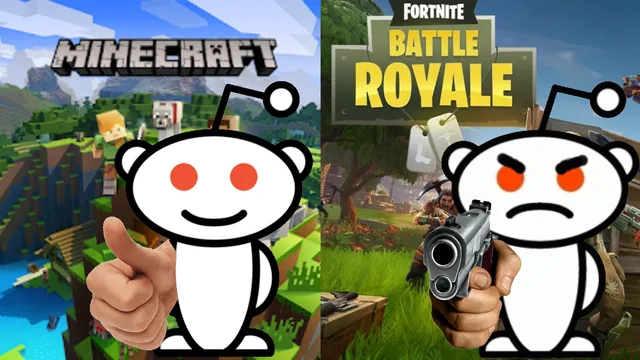 Minecraft Good, Fortnite Bad meme card