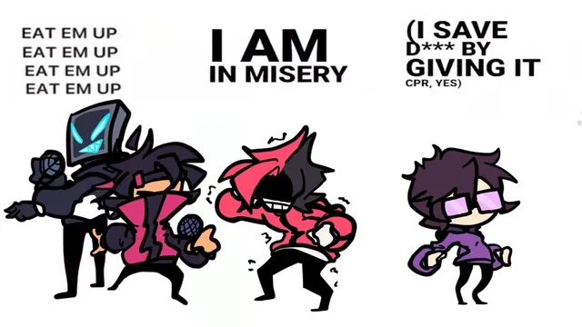 Misery x CPR x Reese's Puffs meme card