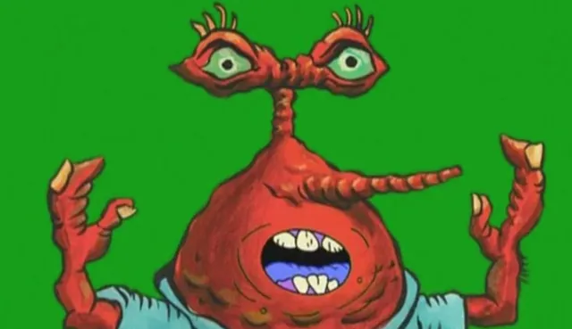 Moar Krabs / Morbid Krabs meme card