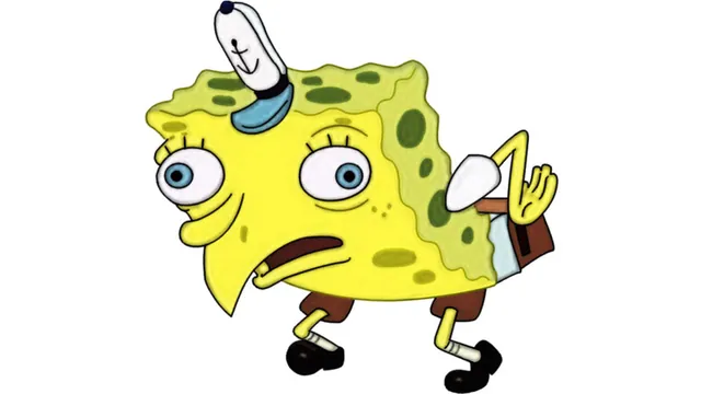 Mocking SpongeBob meme card