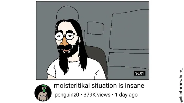 MoistCr1TiKal's "Situation is Crazy" Redraws / X Situation Is Insane meme card