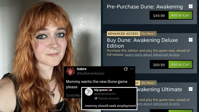 Carte meme Mommy Wants the New Dune Game Please