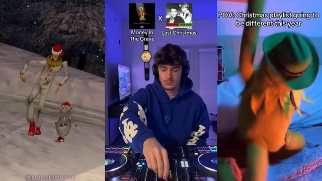 "Money In the Grave x Last Christmas" meme card