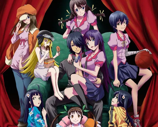Monogatari Series meme card