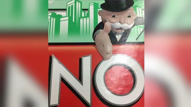 Carte meme Monopoly Man’s "NO"