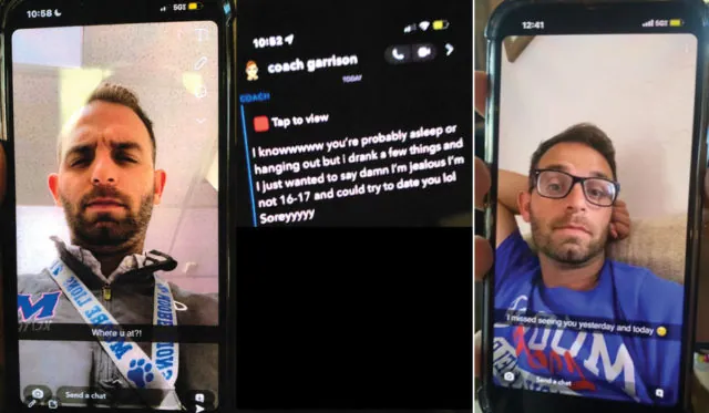 Moore Public School Teacher Mr. Garrison Snapchat Messages meme card