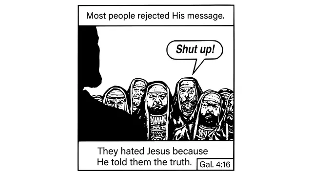 Most People Rejected His Message meme card