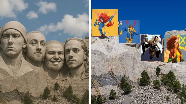 Carte meme Mount Rushmore Trend