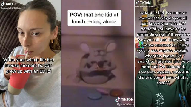 Carte meme Mouse Moment / Mouse Eating Alone