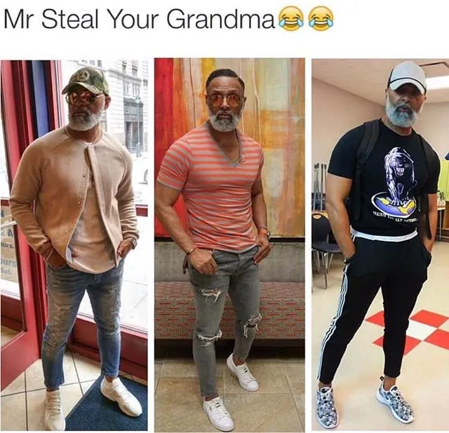 Carte meme Mr. Steal Your Grandma