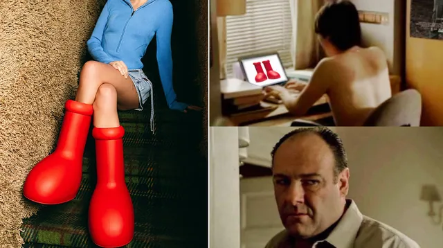 Carte meme MSCHF Big Red Boots / Astro Boy Boots