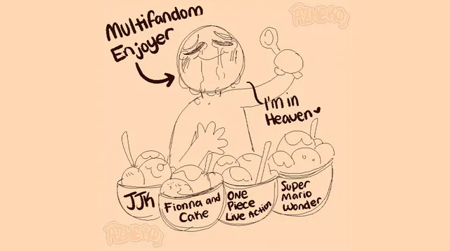 Multifandom meme card