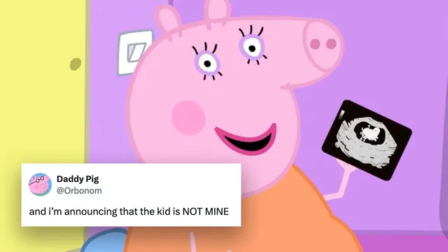 Carte meme Mummy Pig Has Announced That She Is Pregnant