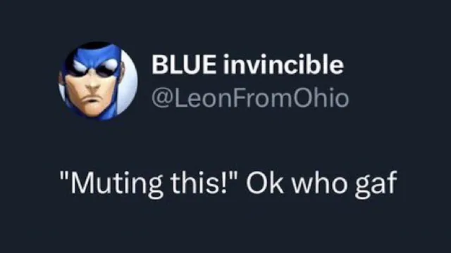 "Muting This!" Ok Who Gaf meme card