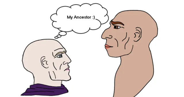 My Ancestor :) meme card