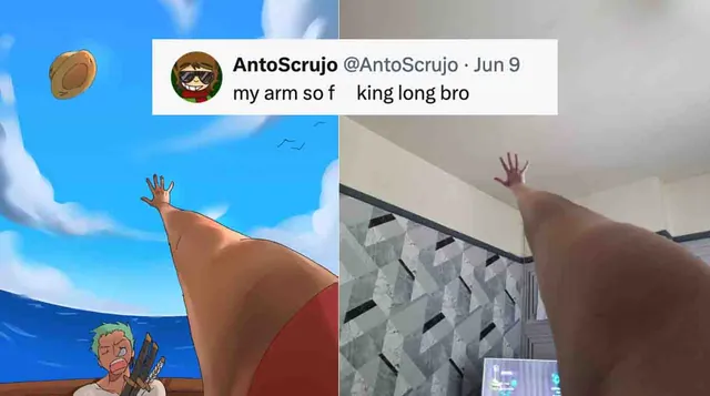 My Arm So Fucking Long Bro meme card
