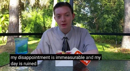 Carte meme My Disappointment Is Immeasurable And My Day Is Ruined