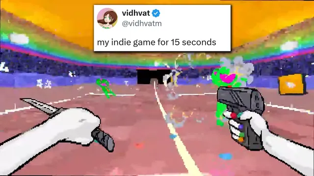 My Indie Game for 15 Seconds meme card