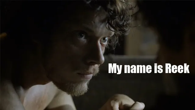 My Name Is Reek meme card