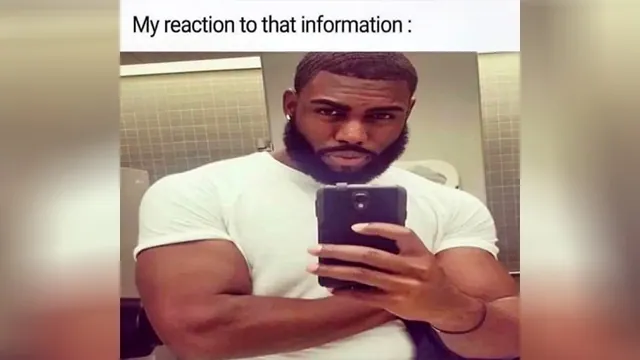 Carte meme My Reaction To That Information