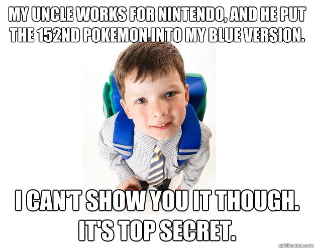 My Uncle Works at Nintendo meme card