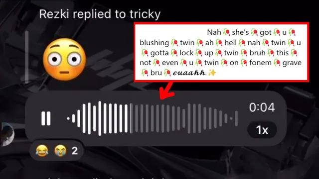 Nah She Got You Blushing Twin 🥀 meme card