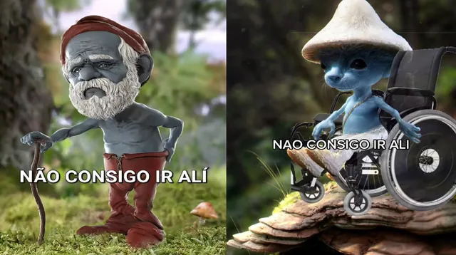 Não Consigo Ir Alí / I Can't Go There meme card