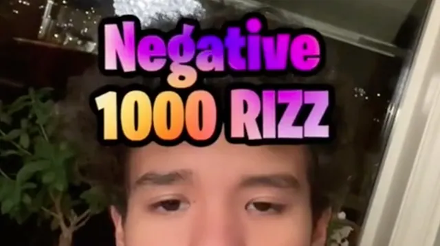 Carte meme Negative Rizz