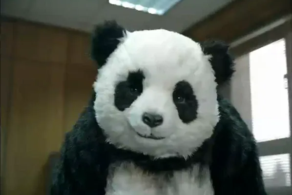 Never Say No to Panda meme card