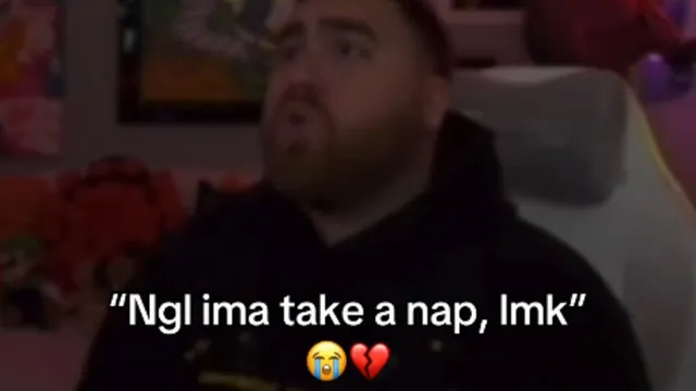 NGL I'ma Take A Nap LMK meme card