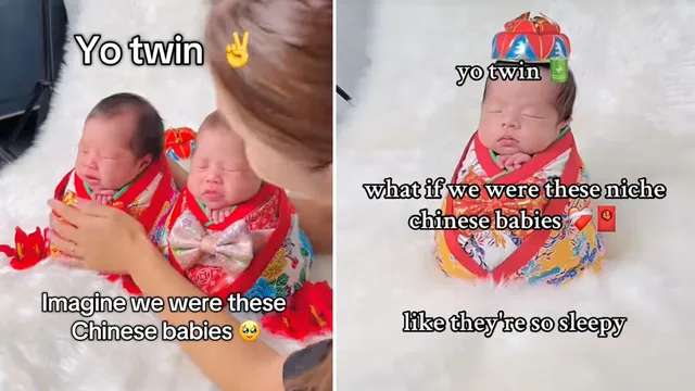Niche Chinese Babies meme card